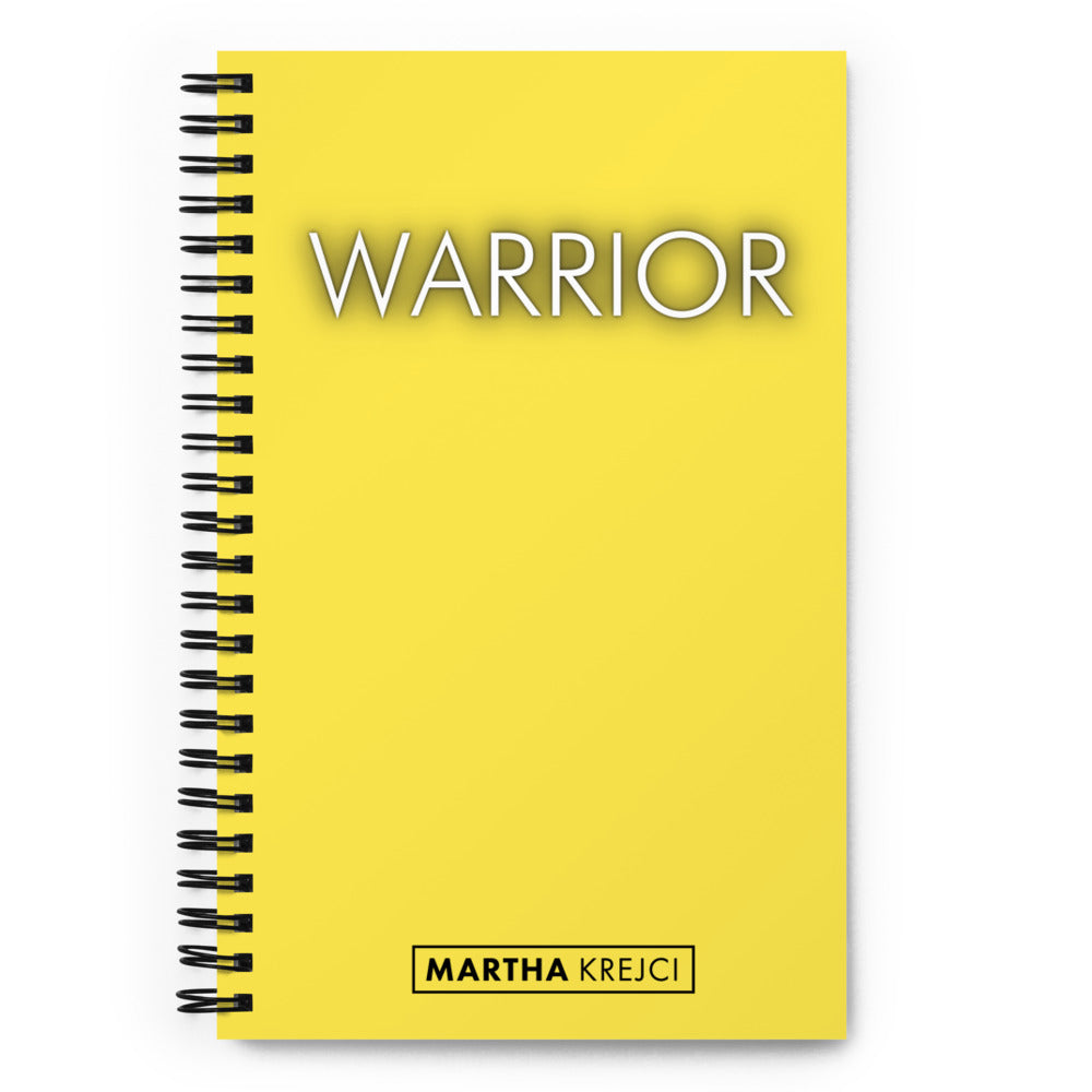 Warrior - Spiral notebook (Yellow)