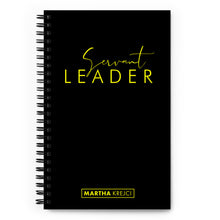 Load image into Gallery viewer, Servant Leader - Spiral notebook (Black)
