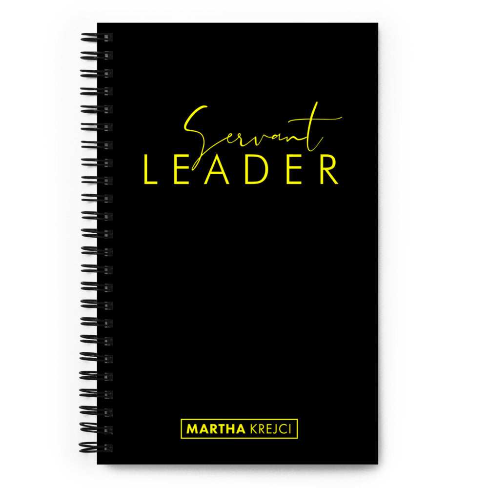 Servant Leader - Spiral notebook (Black)