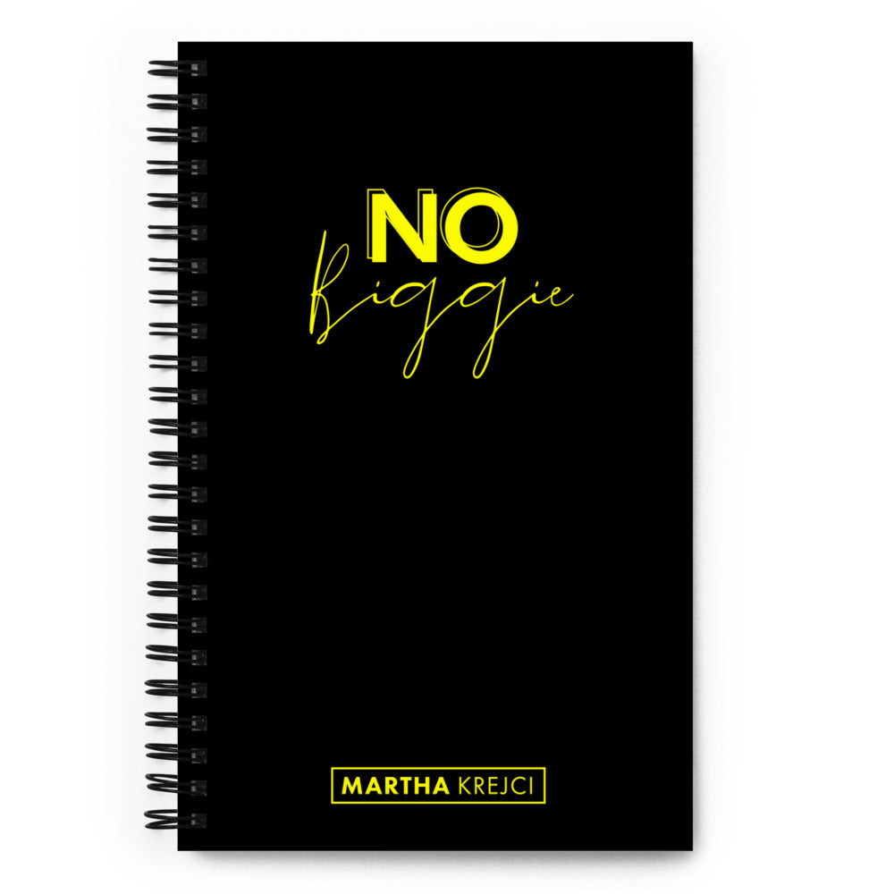 No Biggie - Spiral notebook (Black)
