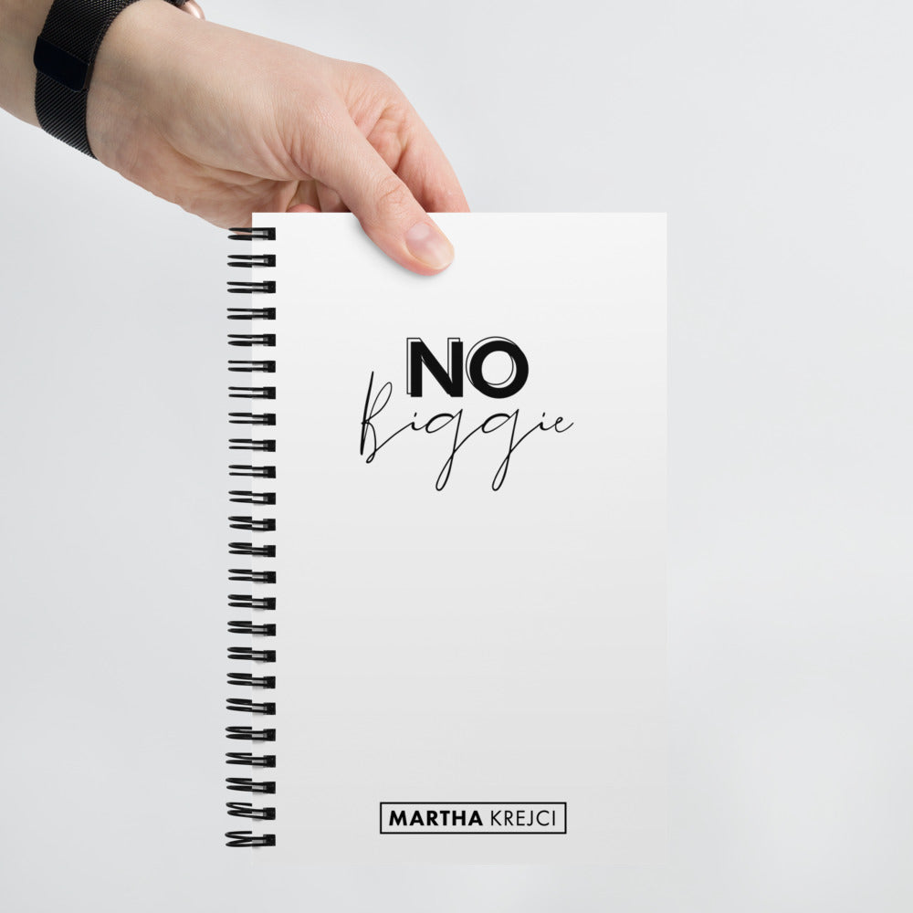 No Biggie - Spiral notebook (White)