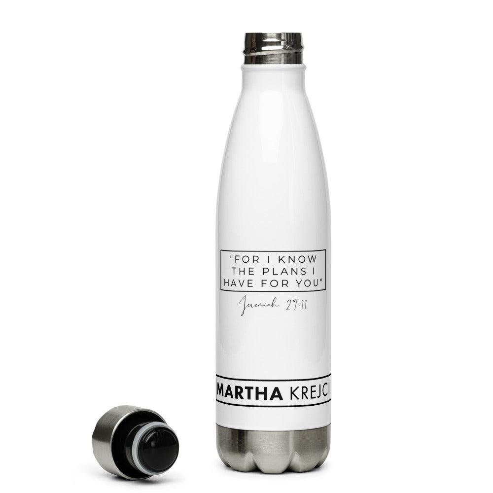 For I Know The Plans - Stainless Steel Water