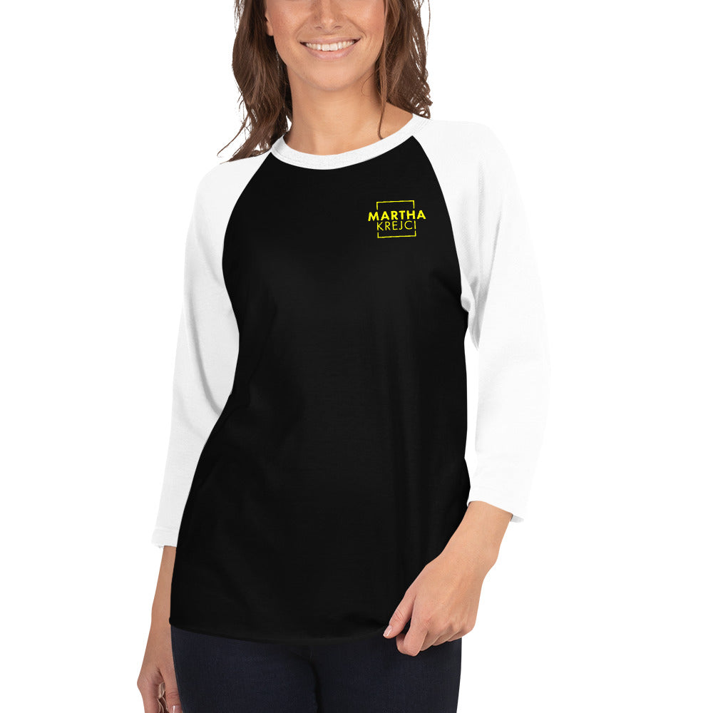 Martha Krejci - 3/4 sleeve raglan shirt (Yellow)