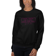 Load image into Gallery viewer, For I Know The Plans - Unisex Sweatshirt (Pink)

