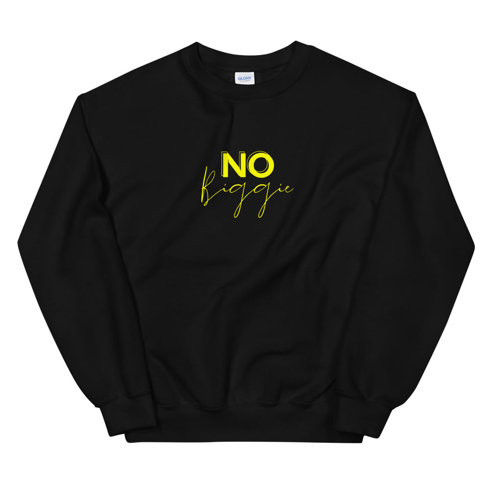No Biggie - Unisex Sweatshirt (Yellow)