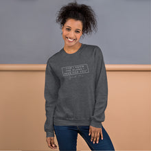 Load image into Gallery viewer, For I Know The Plans - Unisex Sweatshirt (White)
