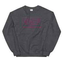 Load image into Gallery viewer, I Have Placed Before You An Open Door - Unisex Sweatshirt (Pink)
