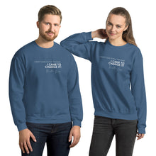 Load image into Gallery viewer, I Didn&#39;t Come Here To Play The Game - Unisex Sweatshirt (White)
