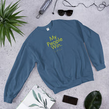 Load image into Gallery viewer, My People Win - Unisex Sweatshirt (Yellow)
