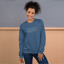 Load image into Gallery viewer, For I Know The Plans - Unisex Sweatshirt (White)
