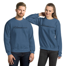 Load image into Gallery viewer, #ChangeMaker - Unisex Sweatshirt (Black)
