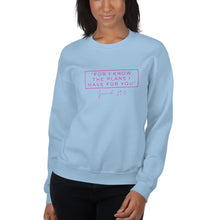 Load image into Gallery viewer, For I Know The Plans - Unisex Sweatshirt (Pink)
