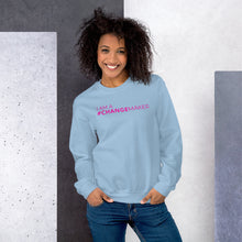 Load image into Gallery viewer, #ChangeMaker - Unisex Sweatshirt (Pink)
