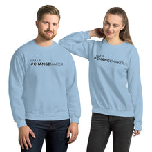 Load image into Gallery viewer, #ChangeMaker - Unisex Sweatshirt (Black)
