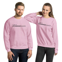 Load image into Gallery viewer, #ChangeMaker - Unisex Sweatshirt (Black)
