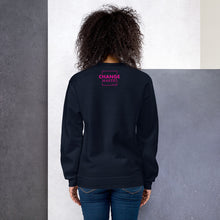 Load image into Gallery viewer, #ChangeMaker - Unisex Sweatshirt (Pink)
