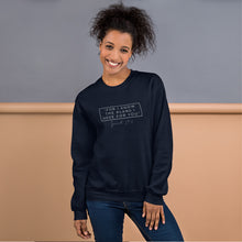 Load image into Gallery viewer, For I Know The Plans - Unisex Sweatshirt (White)
