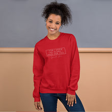 Load image into Gallery viewer, For I Know The Plans - Unisex Sweatshirt (White)
