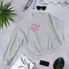 Load image into Gallery viewer, My People Win - Unisex Sweatshirt (Pink)
