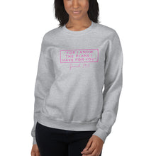 Load image into Gallery viewer, For I Know The Plans - Unisex Sweatshirt (Pink)
