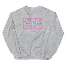 Load image into Gallery viewer, I Have Placed Before You An Open Door - Unisex Sweatshirt (Pink)
