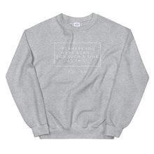 Load image into Gallery viewer, Perhaps You Were Born For Such A Time As This - Unisex Sweatshirt (White)
