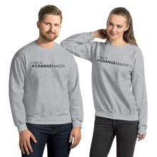 Load image into Gallery viewer, #ChangeMaker - Unisex Sweatshirt (Black)
