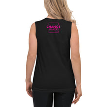 Load image into Gallery viewer, #ChangeMaker - Muscle Tank (Pink)
