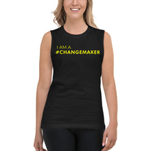 Load image into Gallery viewer, #ChangeMaker - Muscle Tank (Yellow)
