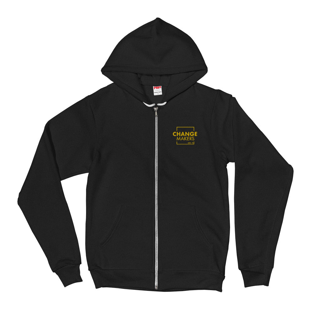 #ChangeMaker - Zip Up Hoodie (Yellow)