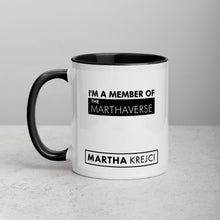 Load image into Gallery viewer, I&#39;m A Member Of the Marthaverse - Mug with Color Inside
