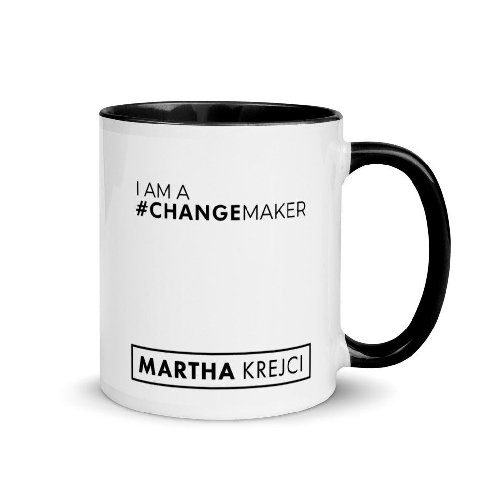 #ChangeMaker - Mug with Color Inside