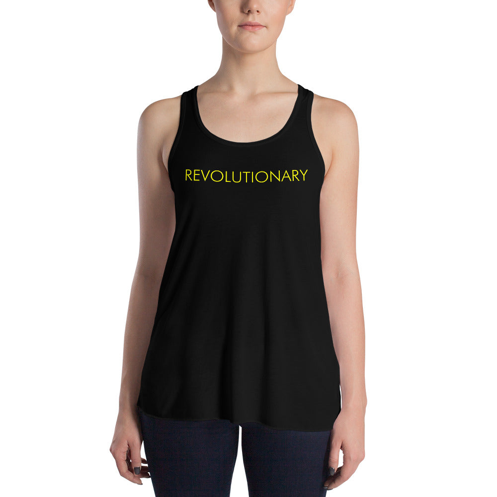 Revolutionary - Women's Flowy Racerback Tank (Yellow)