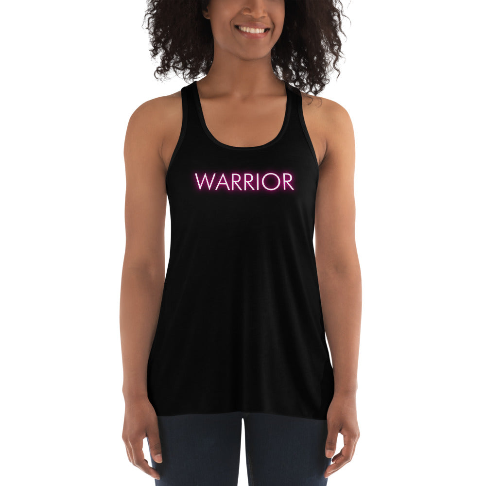 Warrior - Women's Flowy Racerback Tank (Pink)