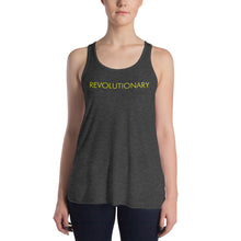 Load image into Gallery viewer, Revolutionary - Women&#39;s Flowy Racerback Tank (Yellow)
