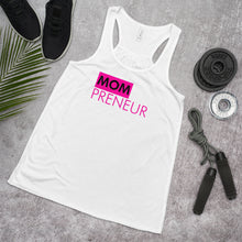 Load image into Gallery viewer, MOMPreneur - Women&#39;s Flowy Racerback Tank (Pink)
