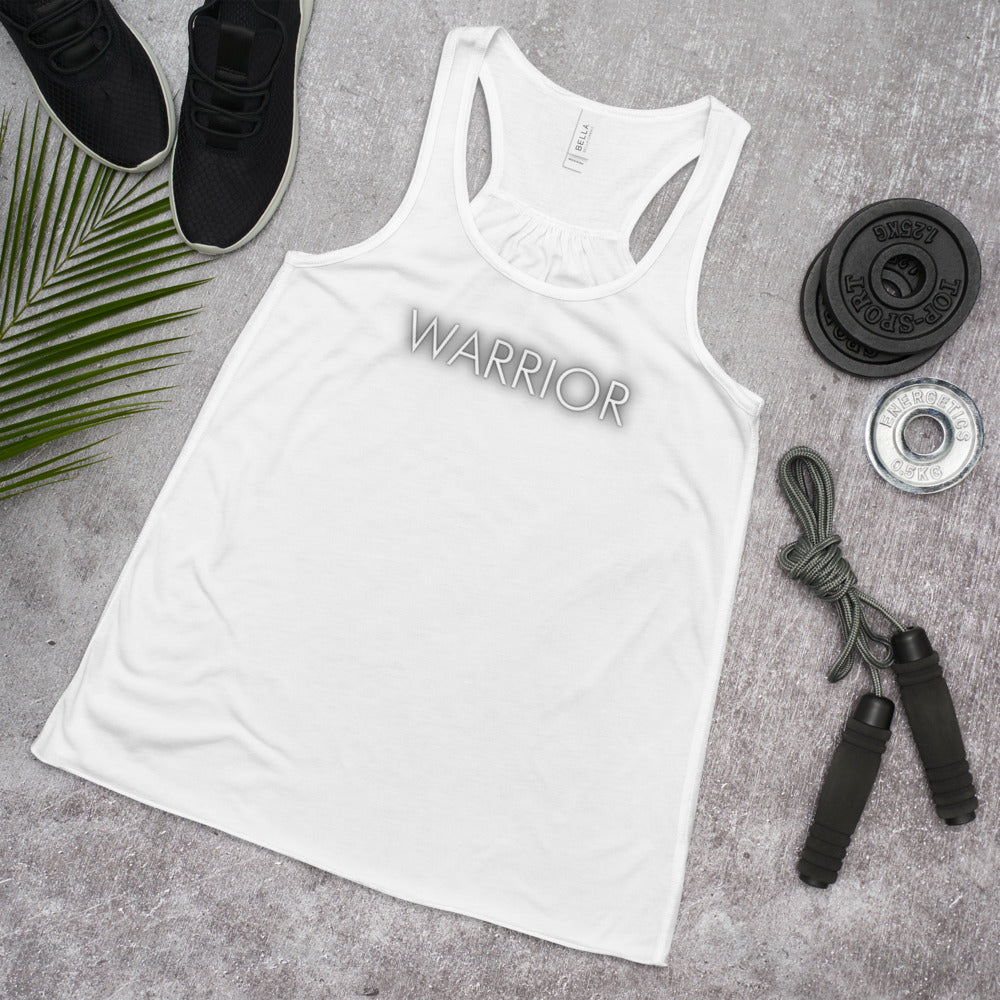 Warrior - Women's Flowy Racerback Tank (Black)