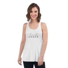 Load image into Gallery viewer, Servant Leader - Women&#39;s Flowy Racerback Tank (Black)
