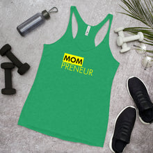 Load image into Gallery viewer, MOMPreneur - Women&#39;s Racerback Tank (Yellow)
