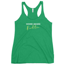 Load image into Gallery viewer, Home Based Revolution - Women&#39;s Racerback Tank (Yellow)
