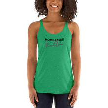 Load image into Gallery viewer, Home Based Revolution - Women&#39;s Racerback Tank (Black)
