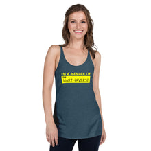 Load image into Gallery viewer, I&#39;m A Member Of The Marthaverse - Women&#39;s Racerback Tank (Yellow)
