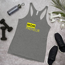 Load image into Gallery viewer, MOMPreneur - Women&#39;s Racerback Tank (Yellow)
