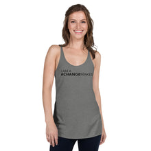Load image into Gallery viewer, #ChangeMaker - Women&#39;s Racerback Tank (Black)
