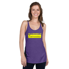Load image into Gallery viewer, I&#39;m A Member Of The Marthaverse - Women&#39;s Racerback Tank (Yellow)
