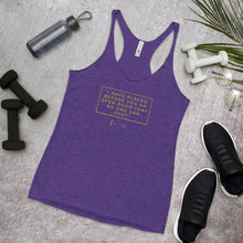 Load image into Gallery viewer, I Have Placed An Open Door Before You - Women&#39;s Racerback Tank (Yellow)
