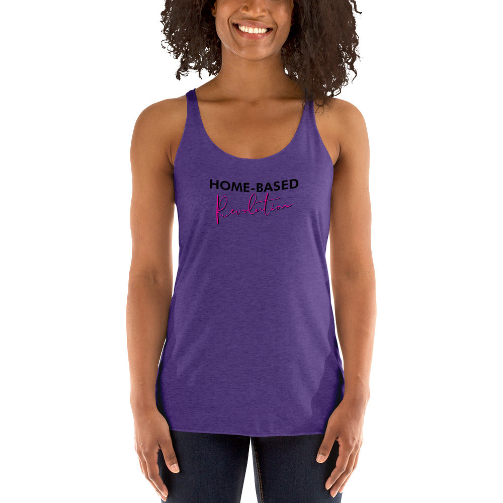 Home Based Revolution - Women's Racerback Tank (Black)