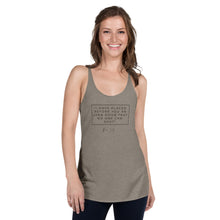 Load image into Gallery viewer, I Have Placed Before You An Open Door - Women&#39;s Racerback Tank (Black)
