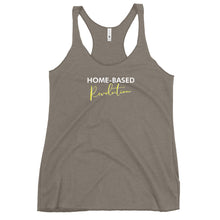 Load image into Gallery viewer, Home Based Revolution - Women&#39;s Racerback Tank (Yellow)
