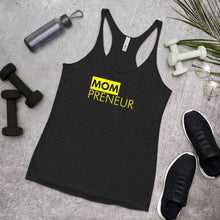 Load image into Gallery viewer, MOMPreneur - Women&#39;s Racerback Tank (Yellow)
